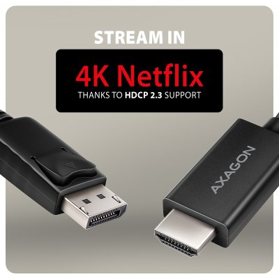 RVD-HI20C2 DP > HDMI kabel 1.8 m, 4K/60Hz