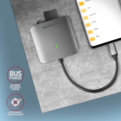 CRE-S3C SuperSpeed USB-C UHS-II čtečka