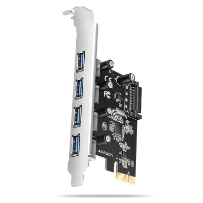 PCEU-430RS PCIe řadič 4× ext. USB-A 5 Gbps port