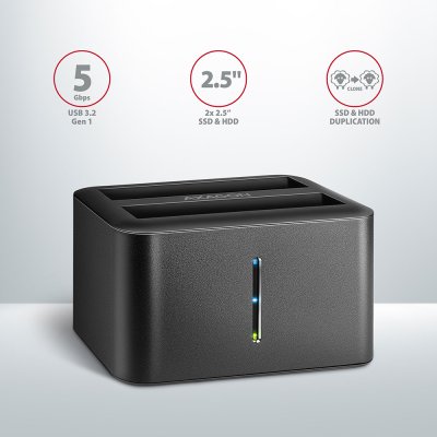 ADSA-D25 SuperSpeed USB DUAL 2.5" SSD/HDD MINI dock