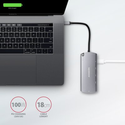 HMC-6M2 SuperSpeed USB-C COMBO 6in1 hub