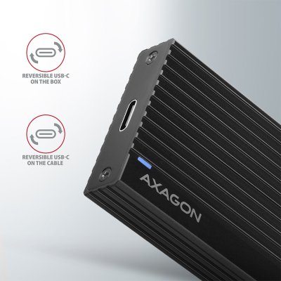 EEM2-GTR SuperSpeed+ USB-C – NVMe M.2 THIN RIB box