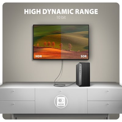 RVD-HI20C2 DP > HDMI kabel 1.8 m, 4K/60Hz