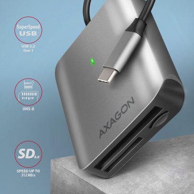 CRE-S3C SuperSpeed USB-C UHS-II čtečka