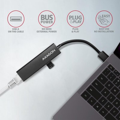 HMA-GL3A SuperSpeed USB-A hub + gigabit LAN
