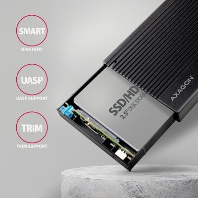 EE25-GTR USB-C 10Gbps RIBBED box