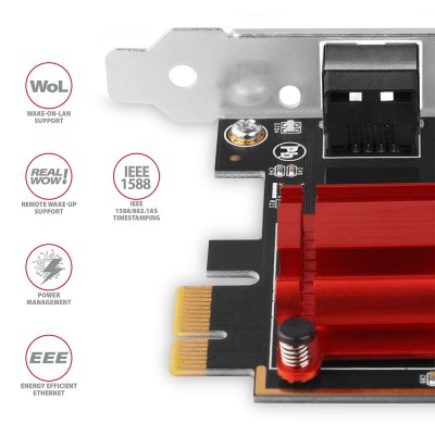 PCEE-G25 PCIe 2.5 gigabit ethernet