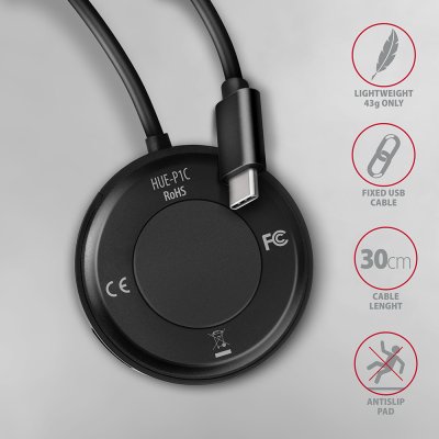 HUE-P1C SuperSpeed USB-C ROUND hub