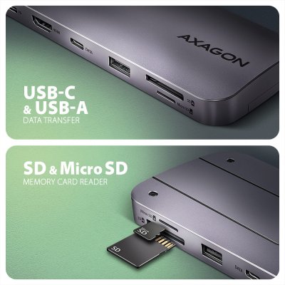 HMC-6GM2 USB-C 10Gbps GEN2COMBO 6in1 hub