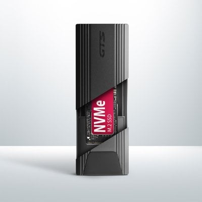 EEM2-GTS SuperSpeed+ USB-C - NVMe M.2 THIN SCREWLESS box