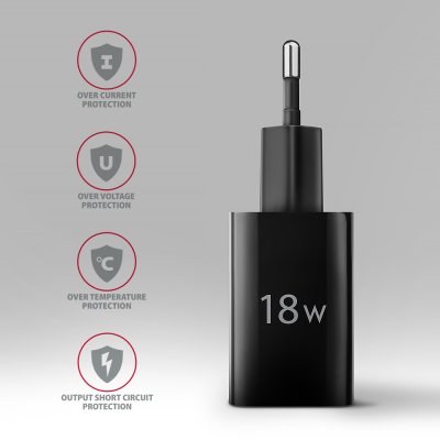 ACU-QC18 QC3.0 1xOUTPUT wall charger 18W