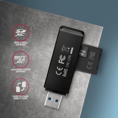 CRE-S2N SuperSpeed USB-A CARD READER