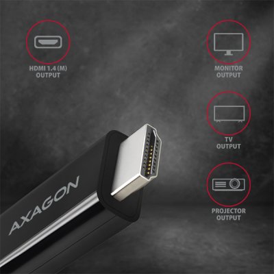 RVC-HI14C USB-C > HDMI kabel 1.8m, 4K/30Hz