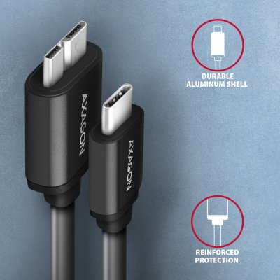 BUMM3-CM10AB SPEED Micro-B USB <> USB-C 3.2 Gen 1 cable 1 m