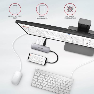 HMC-5 SuperSpeed USB-C COMBO 5in1 hub