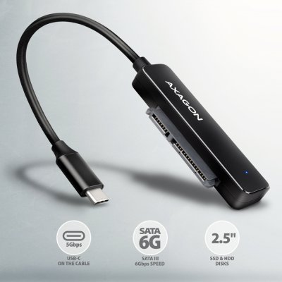 ADSA-FP2C USB-C 5Gbps SLIM adapter pro 2.5"-os SSD/HDD-hez