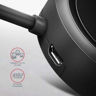 HUE-P1AL SuperSpeed USB-A ROUND hub