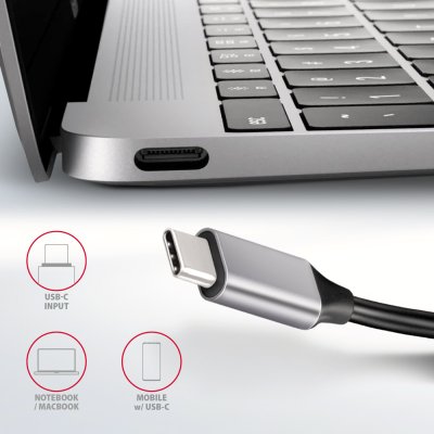 HMC-HCR3A SuperSpeed USB-C COMBO 5in1 hub