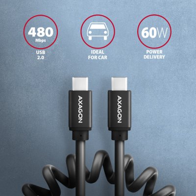 BUCM-CM20TB TWISTER USB-C <> USB-C cable 1.1 m
