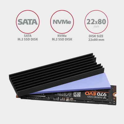CLR-M2L6 heatsink for M.2 SSD