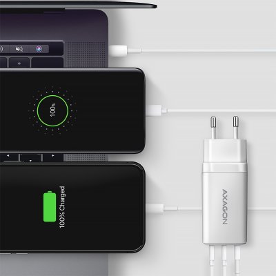 ACU-DPQ65W PD3.0 & QC4+ 3xOUTPUTS wall charger 65W