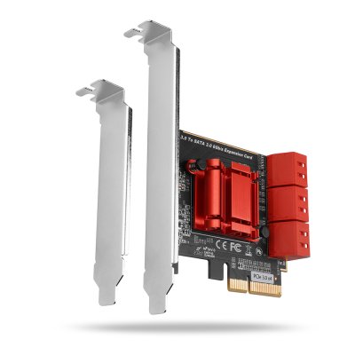 PCES-SA6 PCIe controller 6× SATA 6G