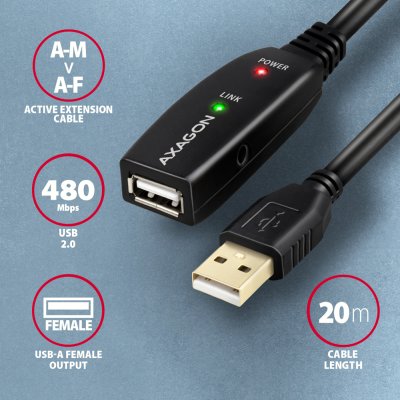 ADR-220 USB repeater cable 20 m