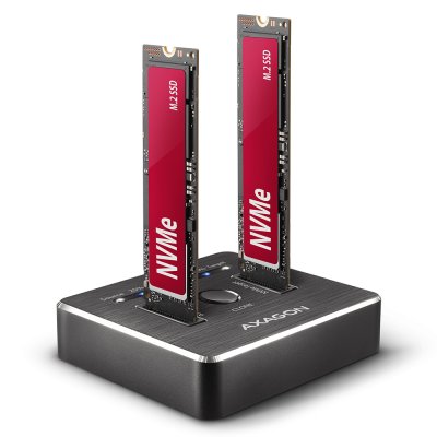 ADSA-M2C SuperSpeed USB-C 10Gbps dual M.2 NVMe dock