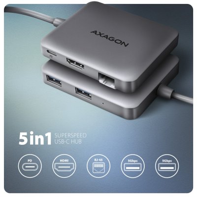 HMC-5HL USB-C 5Gbps SuperSpeed 5in1 hub