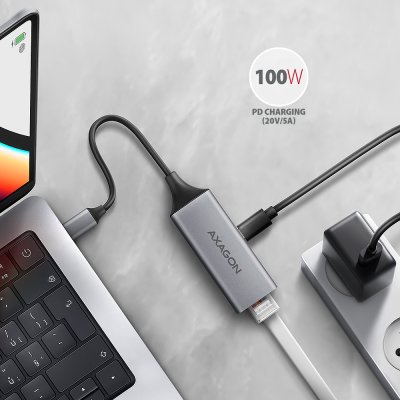 ADE-TXPD USB-C gigabit ethernet adaptér s PD 100W