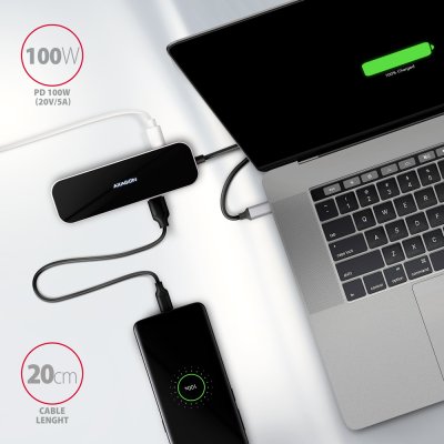 HMC-6H4A SuperSpeed USB-C COMBO 6in1 hub