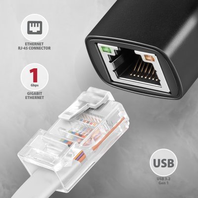 ADE-AR USB-A gigabit ethernet adaptér