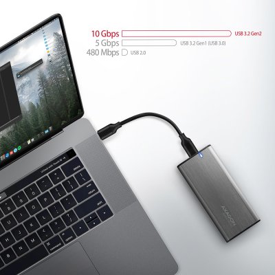EEM2-SG2 SuperSpeed+ USB-C - M.2 NVMe & SATA SSD RAW box