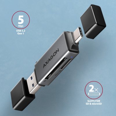 CRE-DAC SuperSpeed USB-C + USB-A card reader