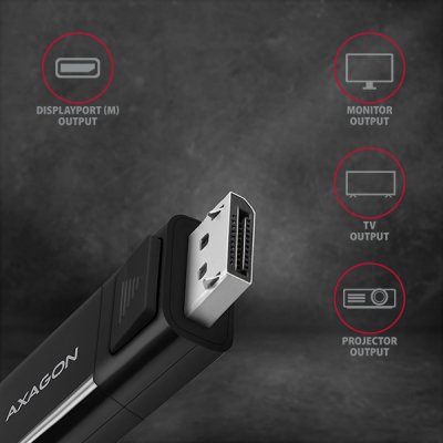 RVC-DPC USB-C > DP kábel 1.8m