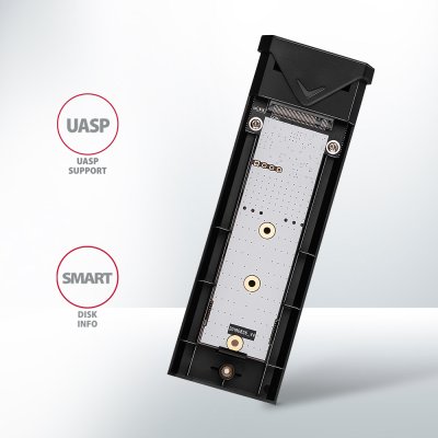 EEM2-UG2 USB-C 10Gbps - M.2 NVMe SSD SILVER ARROW box