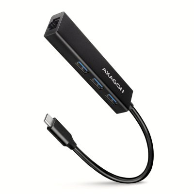HMC-GL3A SuperSpeed USB-C hub + gigabit LAN