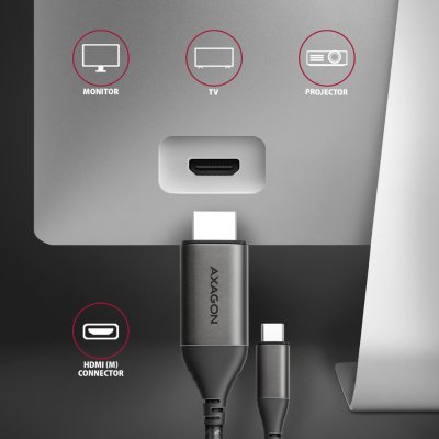 RVC-HI2MC USB-C > HDMI 2.0a kábel 1.8m