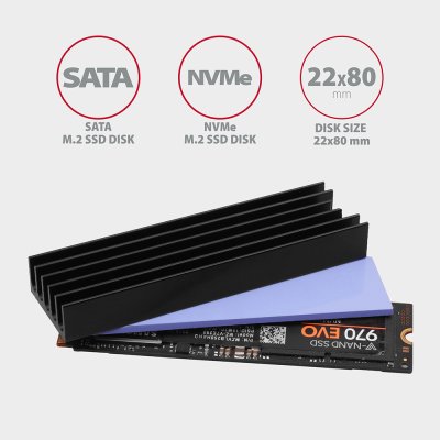CLR-M2L10 heatsink for M.2 SSD