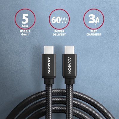 BUCM3-CM10AB SPEED USB-C <> USB-C 3.2 Gen 1 cable 1 m