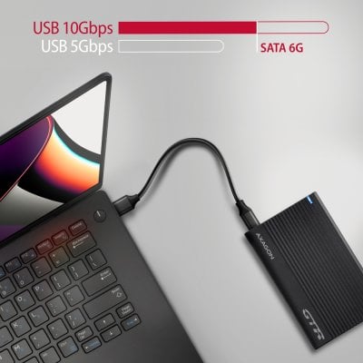 EE25-GTR USB-C 10Gbps RIBBED box