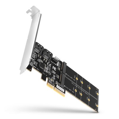 PCES-SA4M2 PCIe controller 2x SATA 6G + 2x SATA M.2