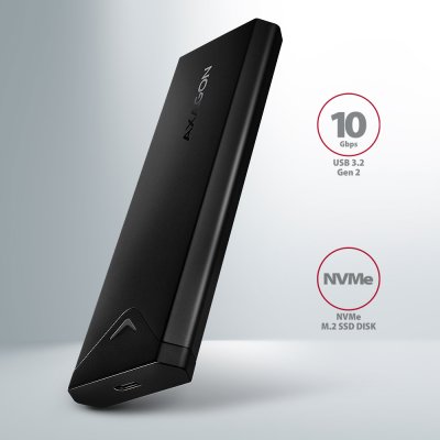 EEM2-UB2 USB-C 10Gbps – M.2 NVMe SSD BLACK ARROW box