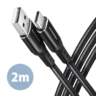 BUCM-AM20AB HQ USB-C <> USB-A cable 2 m