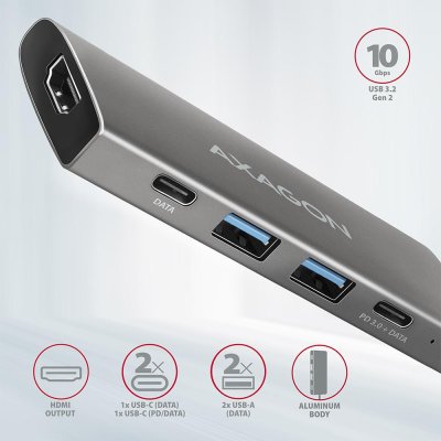 HMC-5G2 USB-C 10Gbps SPEEDSTER 5in1 hub (rev2.0)