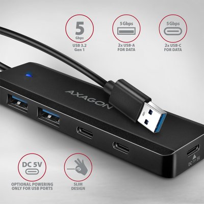 HUE-C2A USB-A 5Gbps TRAVEL hub