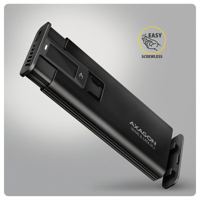 EEM2-SD2B USB-C 10Gbps - M.2 NVMe & SATA SSD DISPLAY box