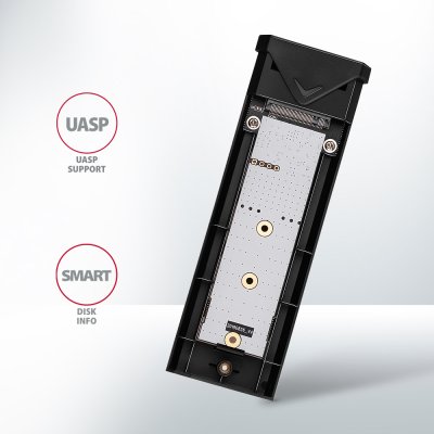 EEM2-UB2 USB-C 10Gbps – M.2 NVMe SSD BLACK ARROW box