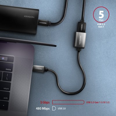 RUCM-AFAC USB-C <> USB-A cable adapter