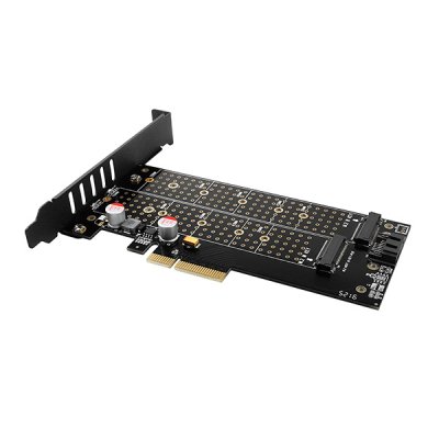 PCEM2-DC PCIe NVMe+SATA M.2 adapter